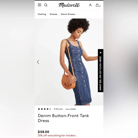 Madewell | Dresses | Jean Dress By Madewell | Poshmark